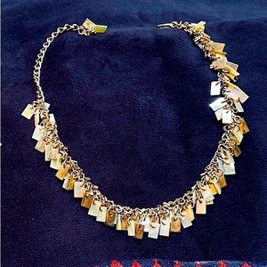 St. John gold and mother of pearl necklace